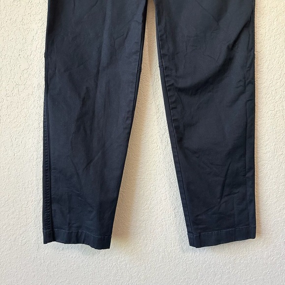 VINCE Womens Large Pockets Cotton Ankle Pants Washed Navy #V547921634 - Picture 5 of 14